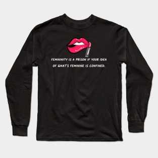 Feminist Lips Long Sleeve T-Shirt